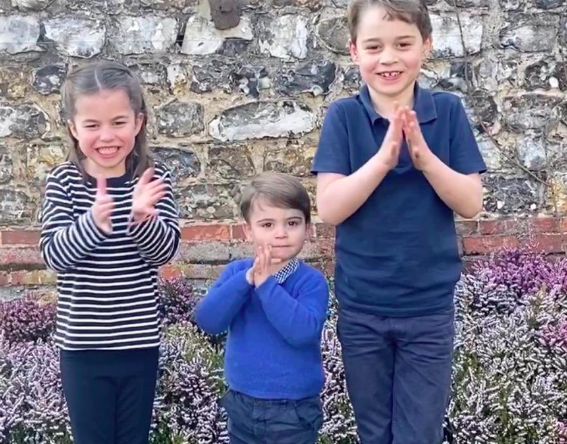 A rare video of Prince George, Princess Charlotte and Prince Louis clapping for nurses and doctors amid COVID-19 is the purest thing you’ll see today