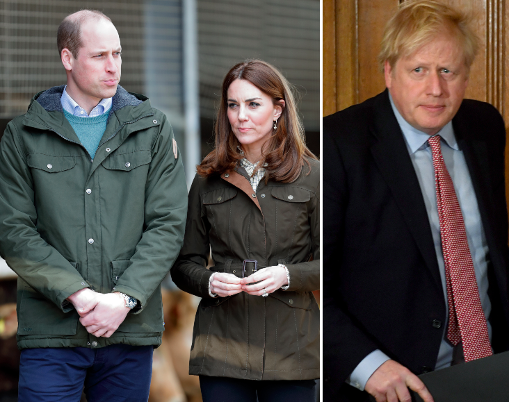 Prince William and Duchess Catherine send a rare personal message to British PM Boris Johnson in intensive care