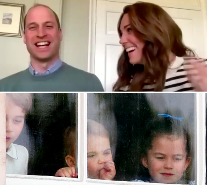 Duchess Catherine & Prince William’s refreshing, and rather comic approach to isolation with the kids revealed