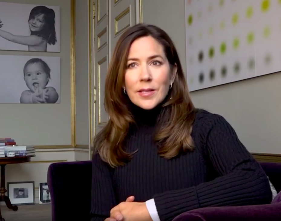 Crown Princess Mary shares a rare and personal video from her home office to mark a special occasion