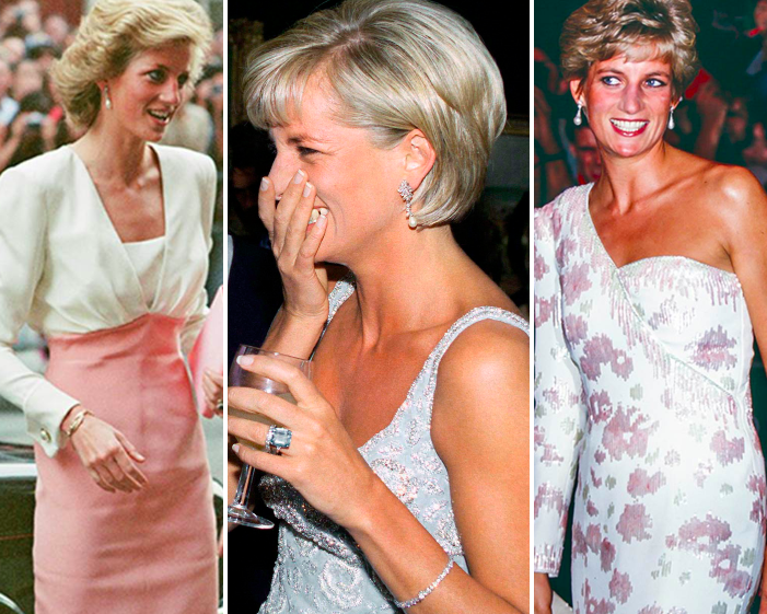 Before Duchess Catherine, Princess Diana owned the ultimate wardrobe of glamorous dresses