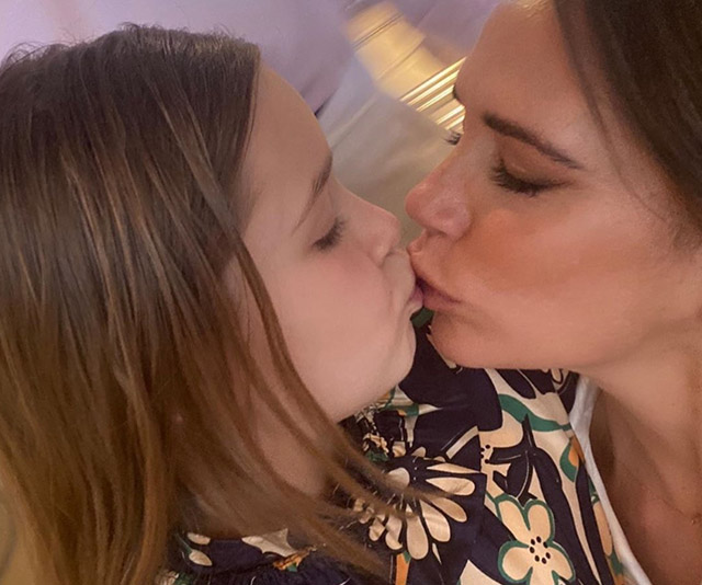 Victoria Beckham’s latest photo of Harper Seven features an unexpected hack for parents home-schooling their kids