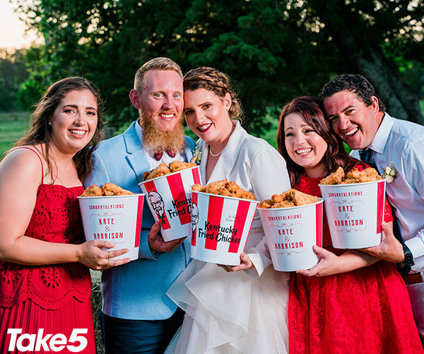 Kentucky fried bride: I had a KFC themed wedding!