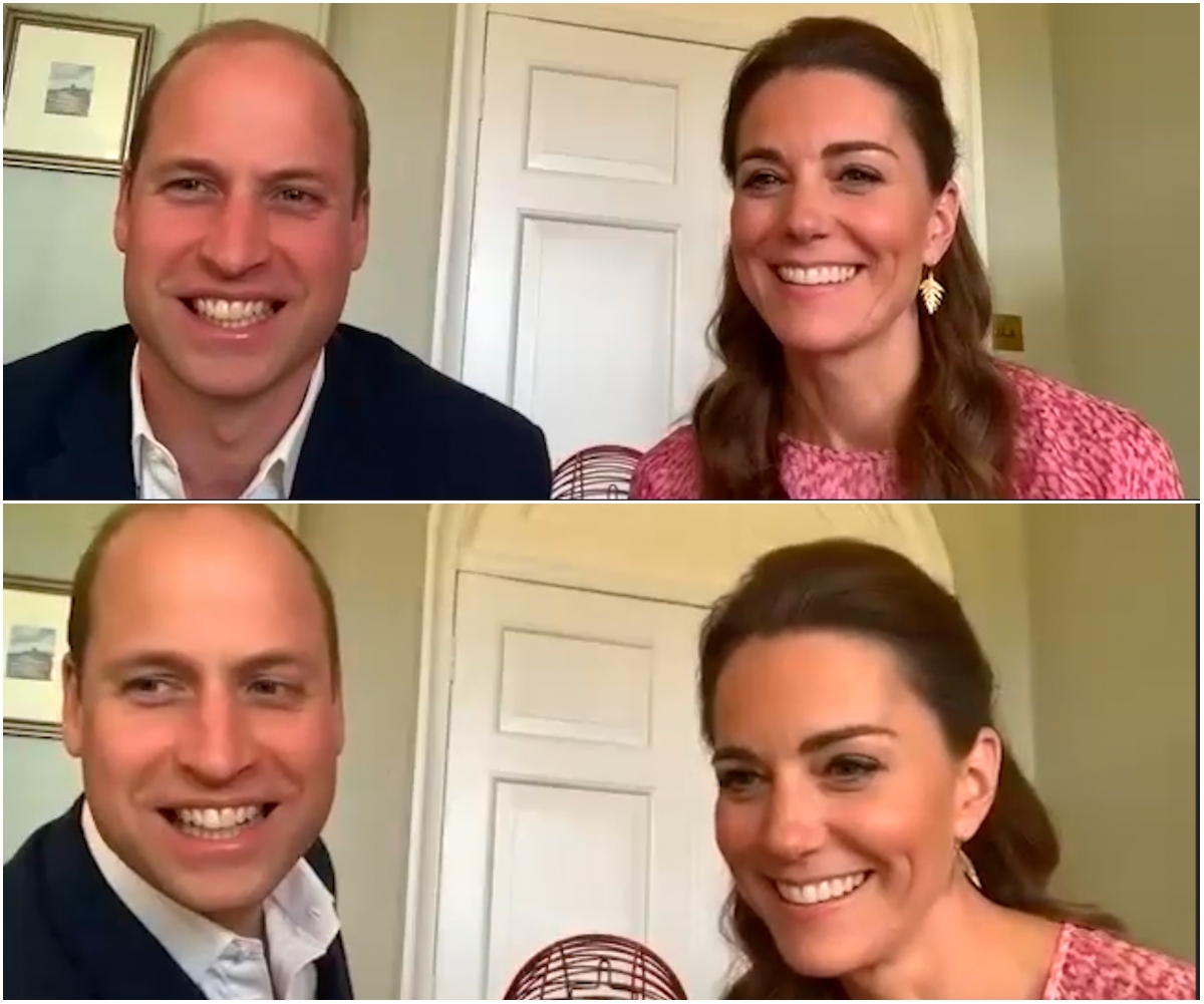 Duchess Catherine and Prince William make royal history… by playing bingo in a video call