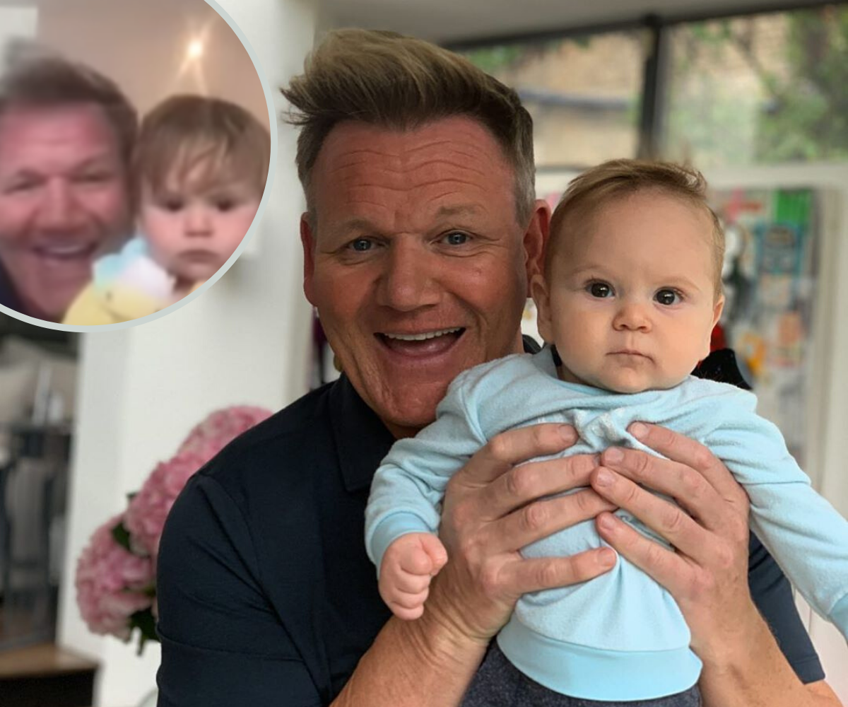 SEE: Pop star’s best reaction to Gordon Ramsay’s baby son crashing their live TV interview
