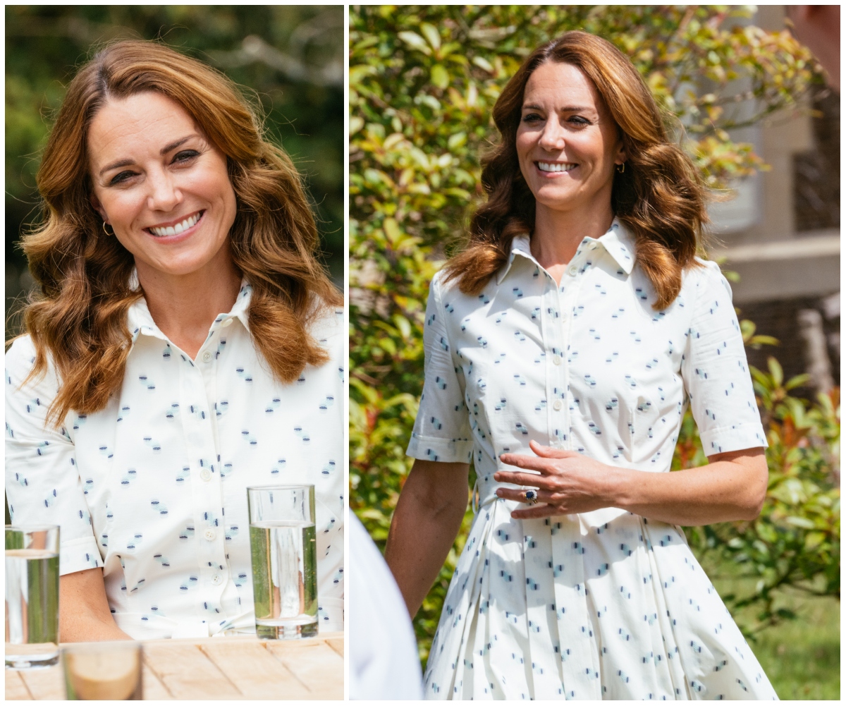 Duchess Catherine glows in the perfect summer dress during a surprise engagement
