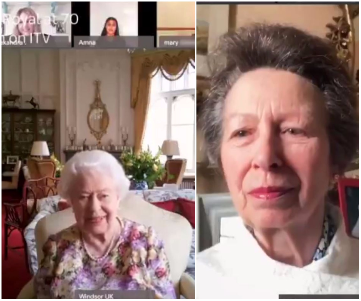 Footage of Princess Anne’s fumbly Zoom call with her mother, The Queen, will warm your heart