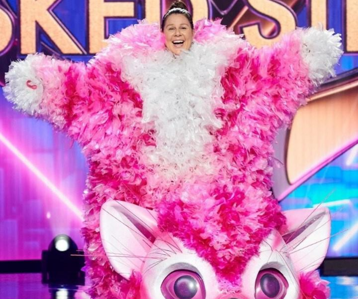 EXCLUSIVE: The Masked Singer’s Kitten Julia Morris reveals she’s been secretly “gaslighting” Osher and the judges