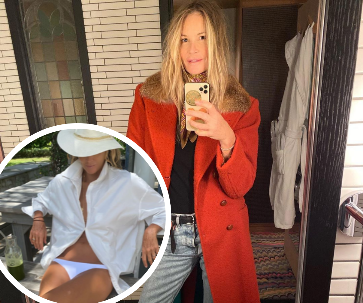 Elle Macpherson sparks engagement rumours with Andrew Wakefield after being spotted with a ring on THAT finger