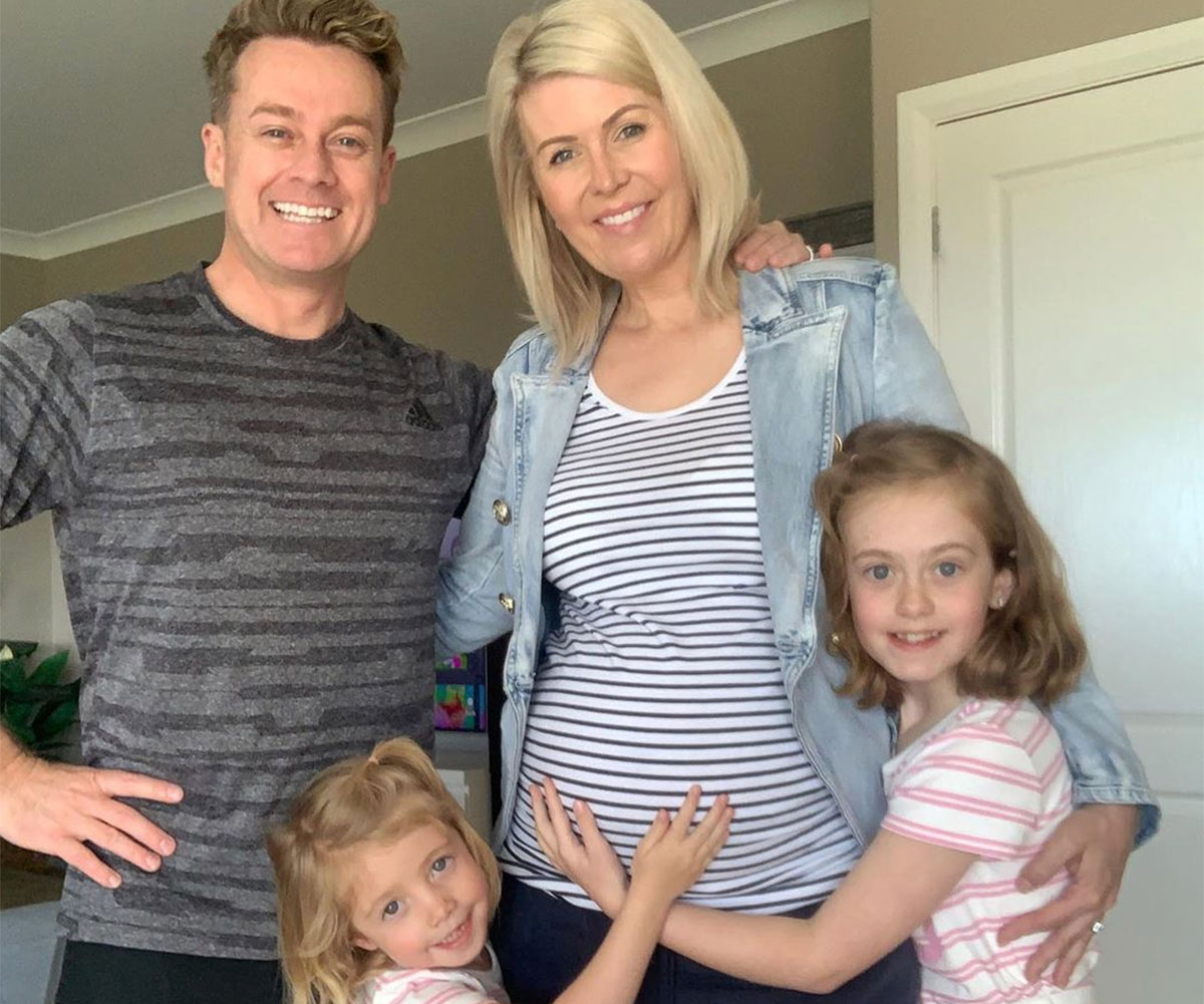 Chezzi Denyer shares the first photo of her beautiful baby bump as she pens a touching tribute to husband Grant Denyer