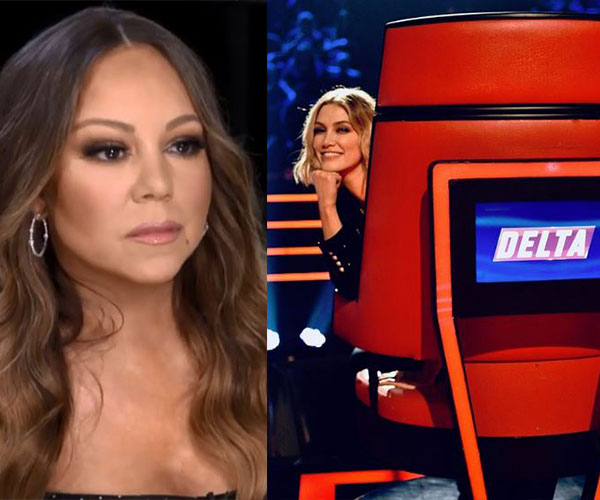 Mariah Carey rumoured to be bumping Delta out of her seat on The Voice