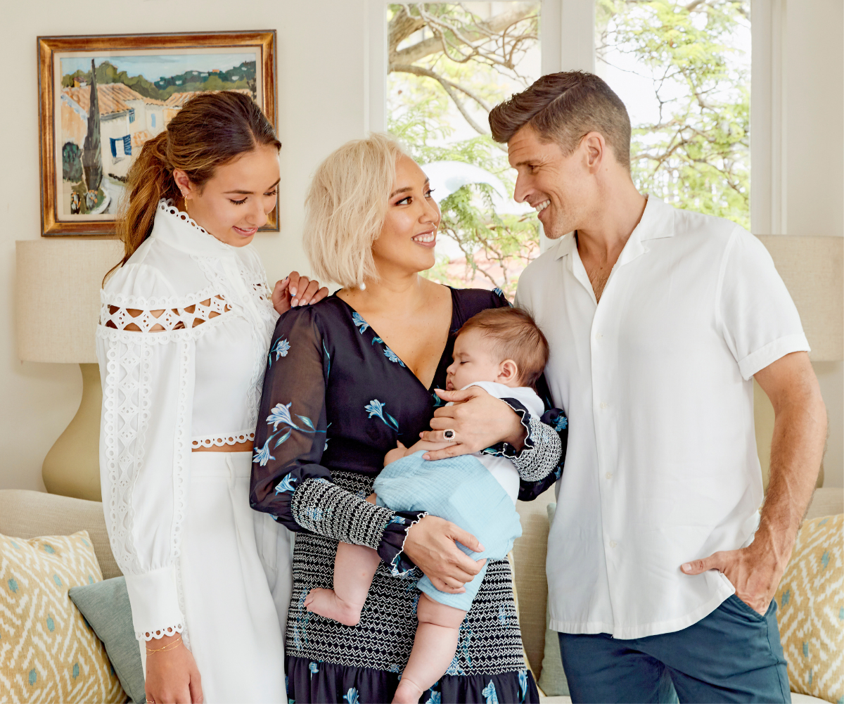 EXCLUSIVE: “It’s tough!” Osher Günsberg talks parenthood as he raises Wolfie and stepdaughter Georgia with wife, Audrey