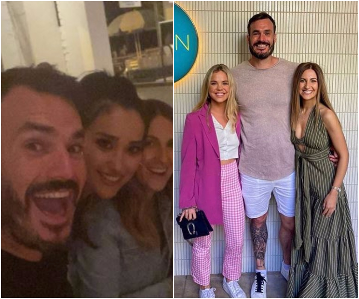 Bachelor poster couple Irena and Locky reunite with cast mates for one last dinner as they leave to start a new life in Perth