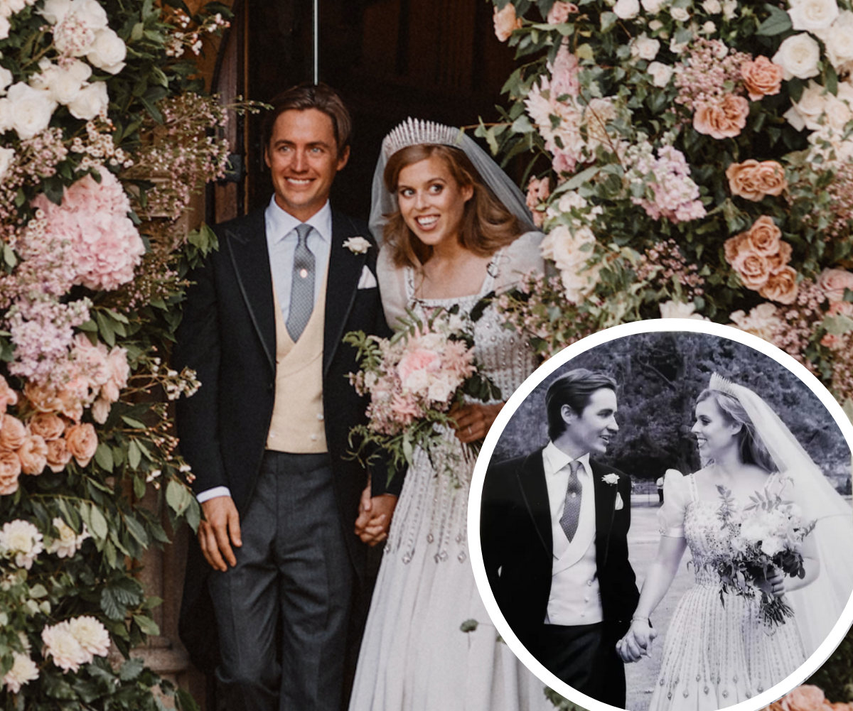 A stunning never-before-seen photo of Princess Beatrice and Edoardo Mapelli Mozzi’s wedding has been shared in a surprising reveal