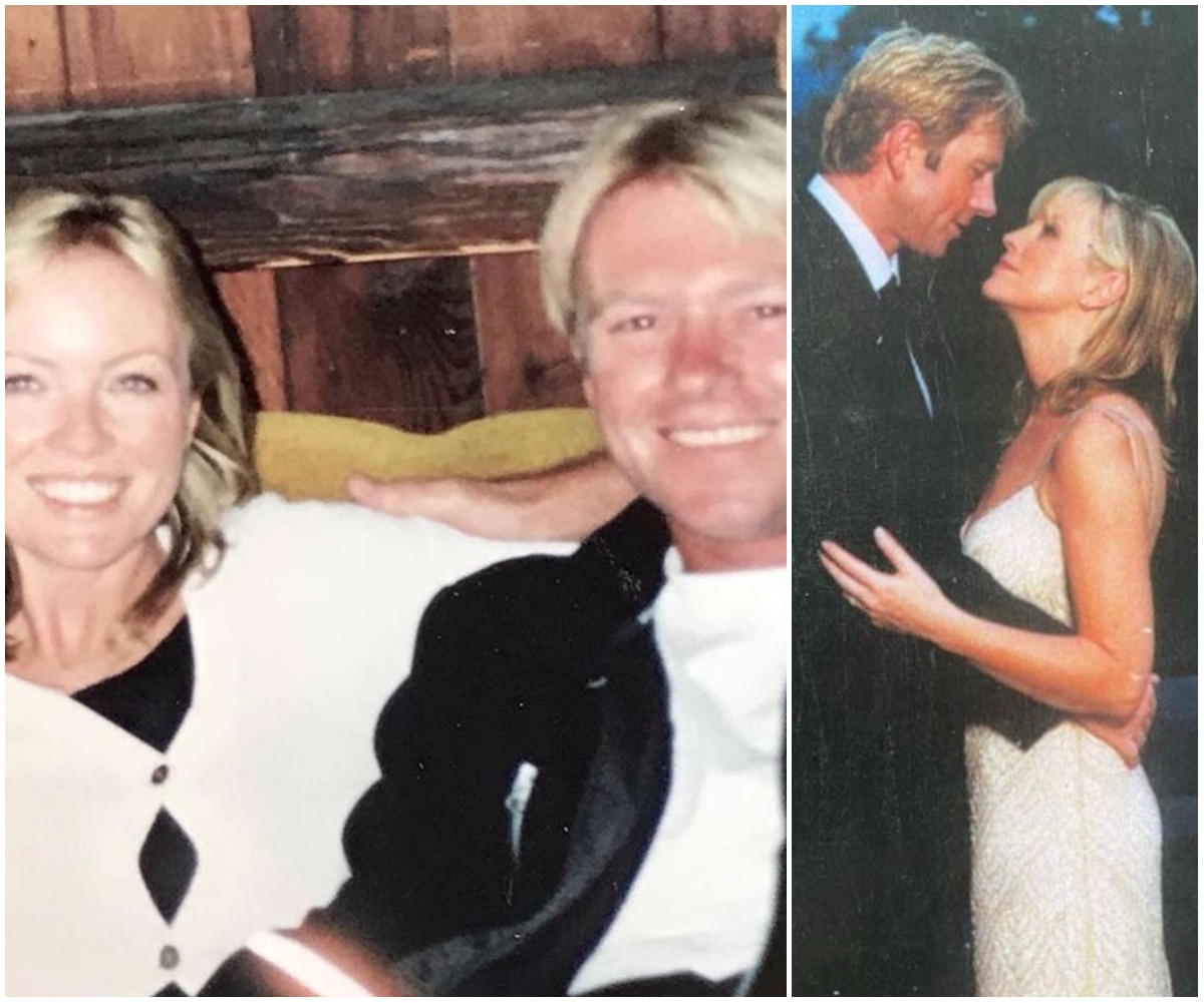 Rebecca Gibney shares rare throwback snaps with her husband Richard Bell as they ring in a special milestone