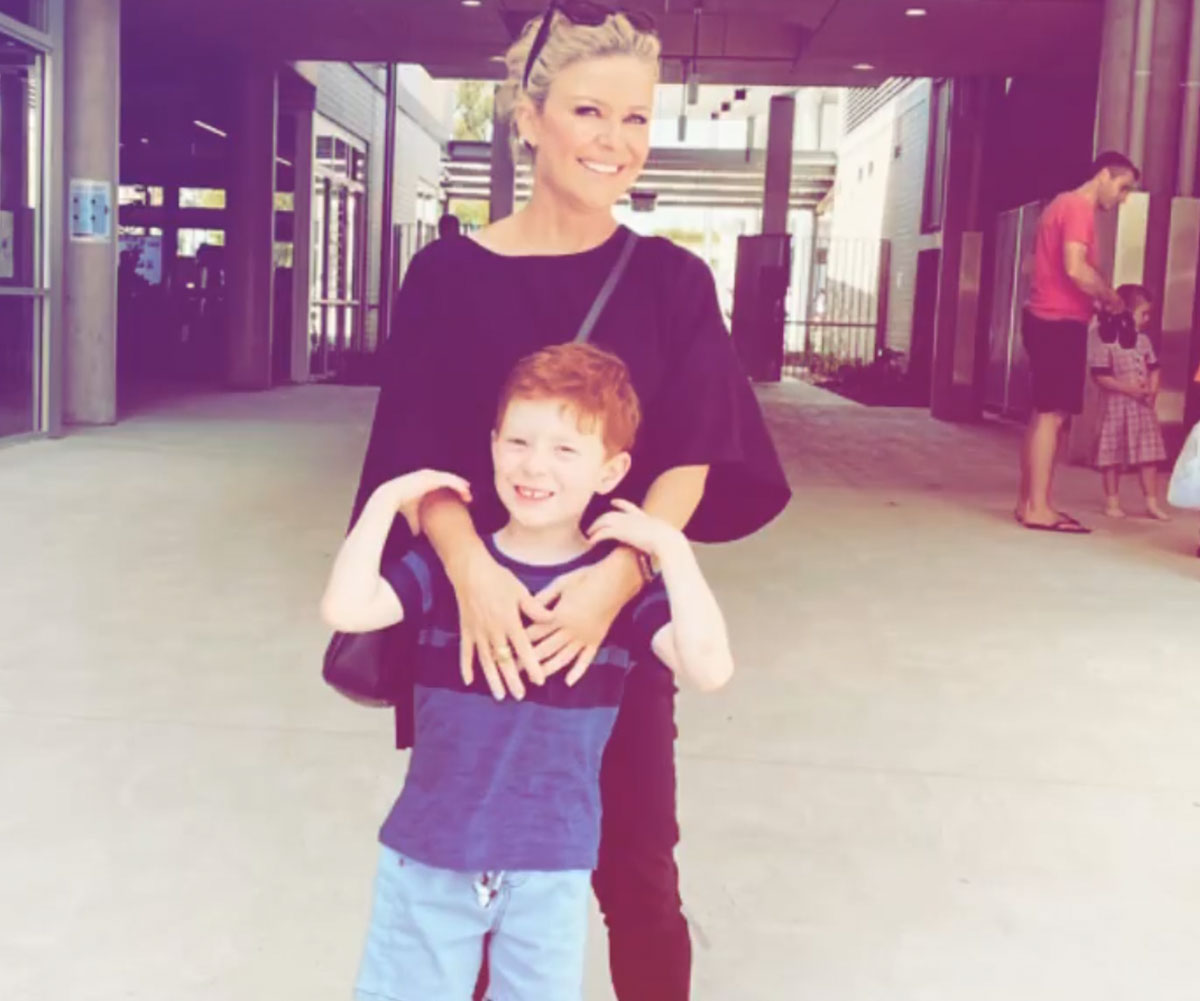 He’s all grown up! Home And Away star Emily Symons prepares for her son Henry to start school next year