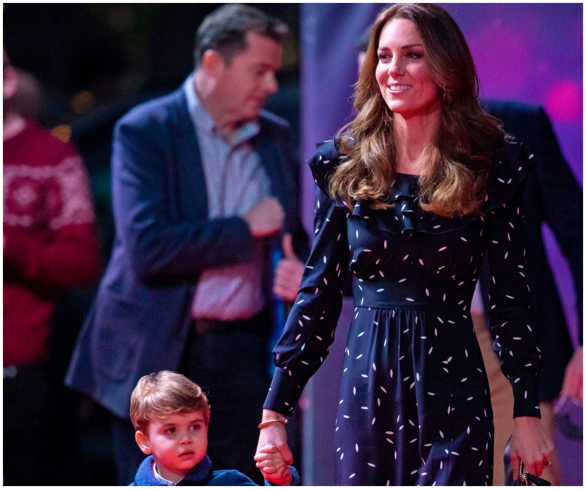 Duchess Catherine wore a brand new dress to her surprise Christmas appearance, but the petal print frock has a history