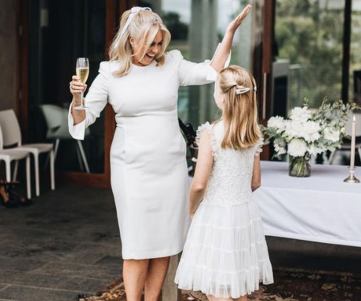 Dancing queen! A never-before-seen new photo from Samantha Armytage’s wedding has surfaced