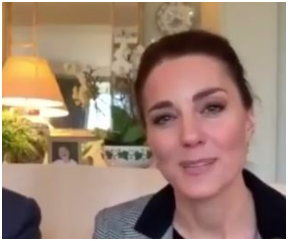 Duchess Catherine and Prince William’s latest video call from their lounge included a sweet detail in the background