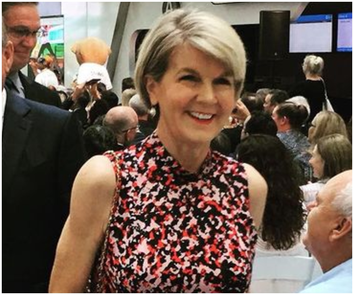 Julie Bishop shares a striking throwback picture with Joe Biden with a message of hope