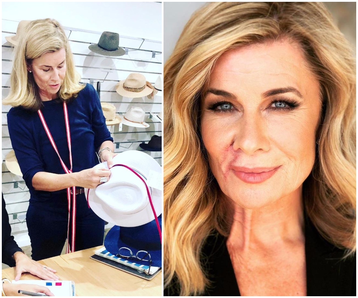 Deborah Hutton surprises fans with a new fashion line, sparked in the wake of her skin cancer surgery