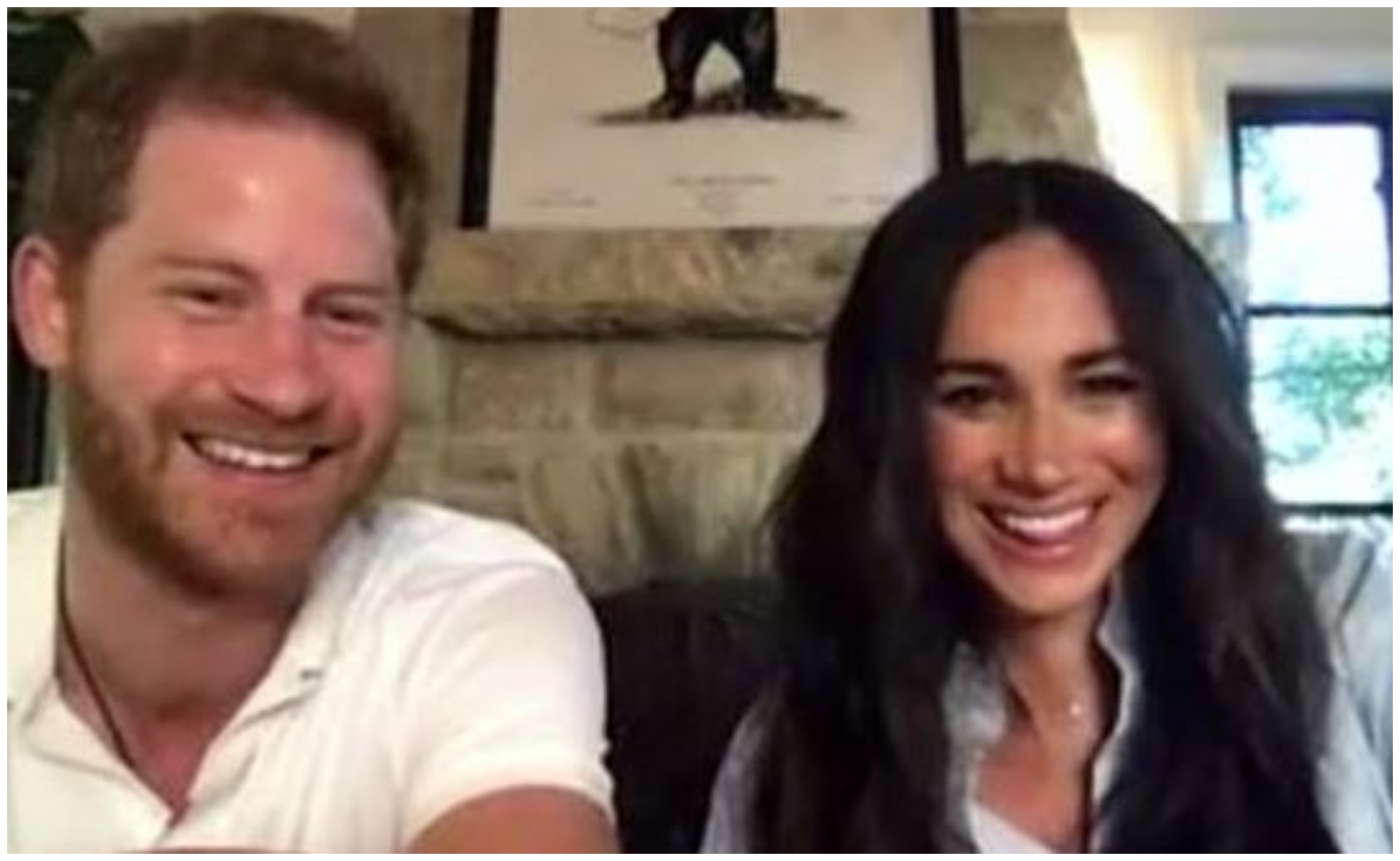 Duchess Meghan’s Zoom name is brilliantly apt as she and Prince Harry crash an unexpected video call