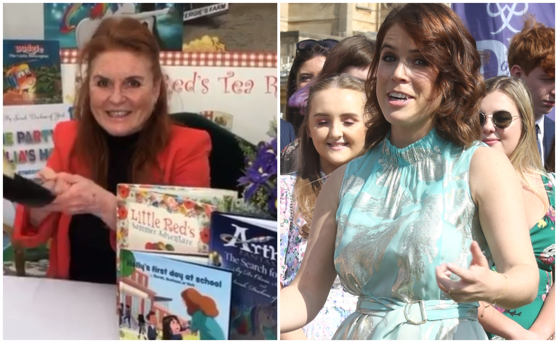 Sarah Ferguson may have just dropped a very un-subtle hint about Eugenie’s newborn son’s name