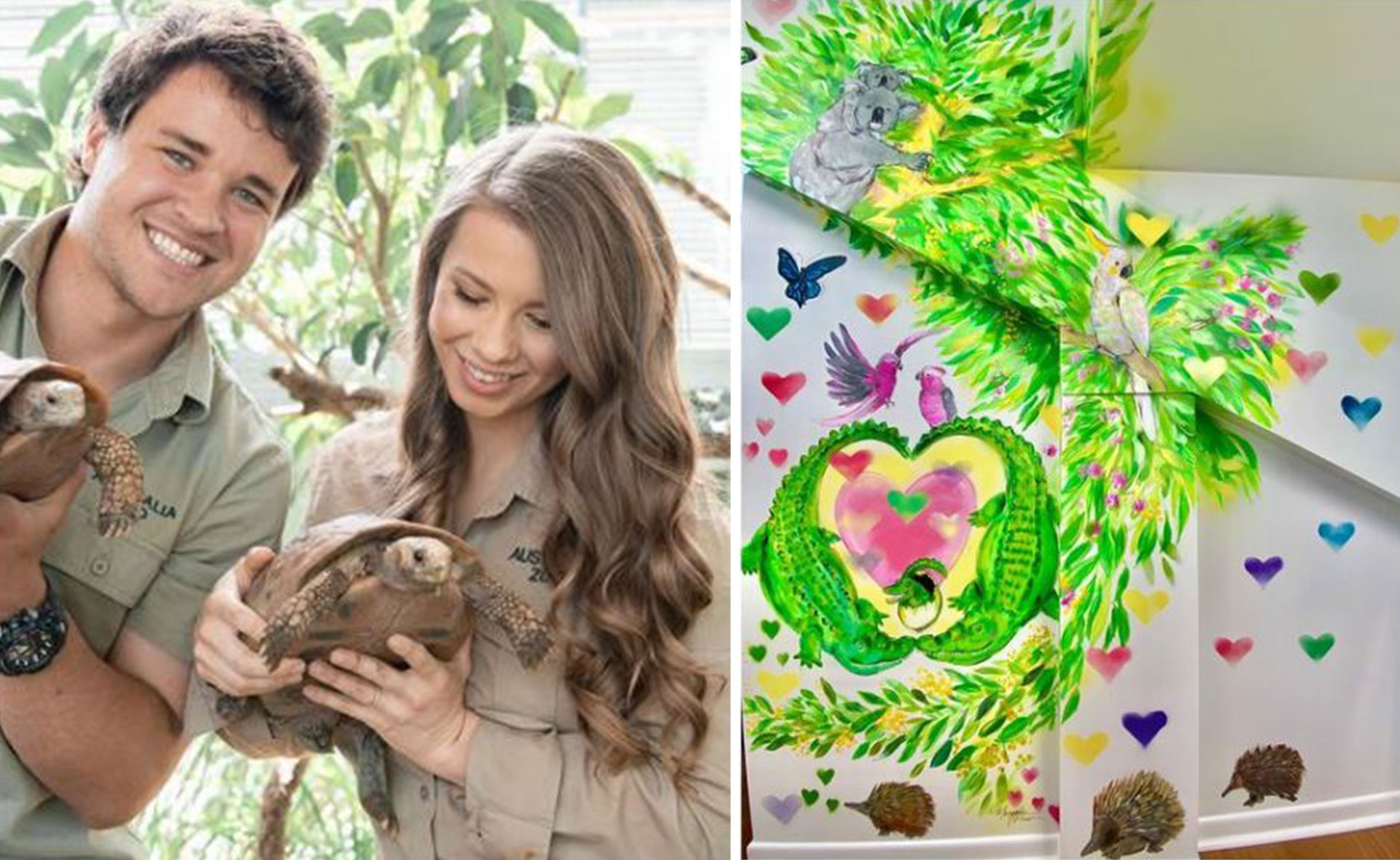 Bindi Irwin and Chandler Powell unveil their daughter’s Australia Zoo-themed nursery