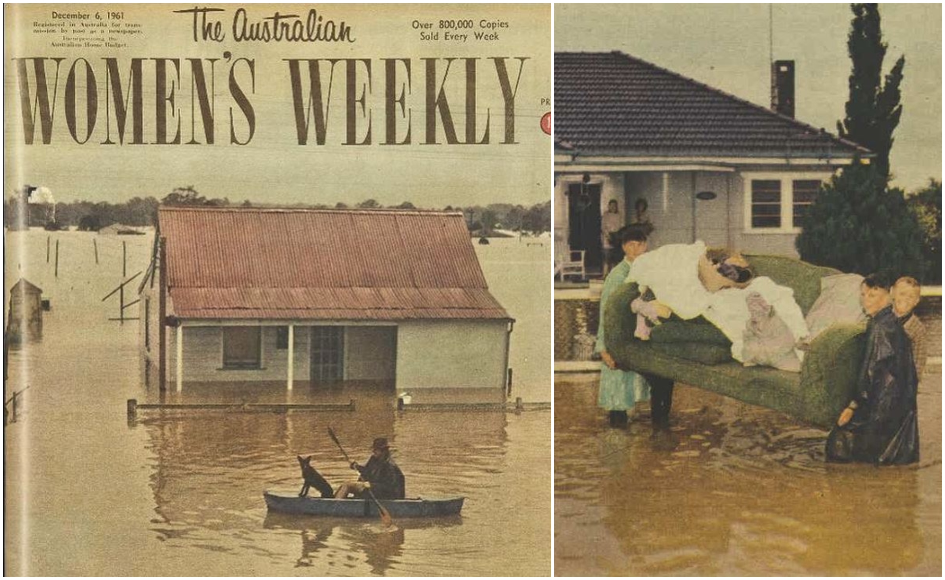 “When the rains came”: This heartbreaking 1960s Women’s Weekly cover story is a tragic mirror image of New South Wales right now