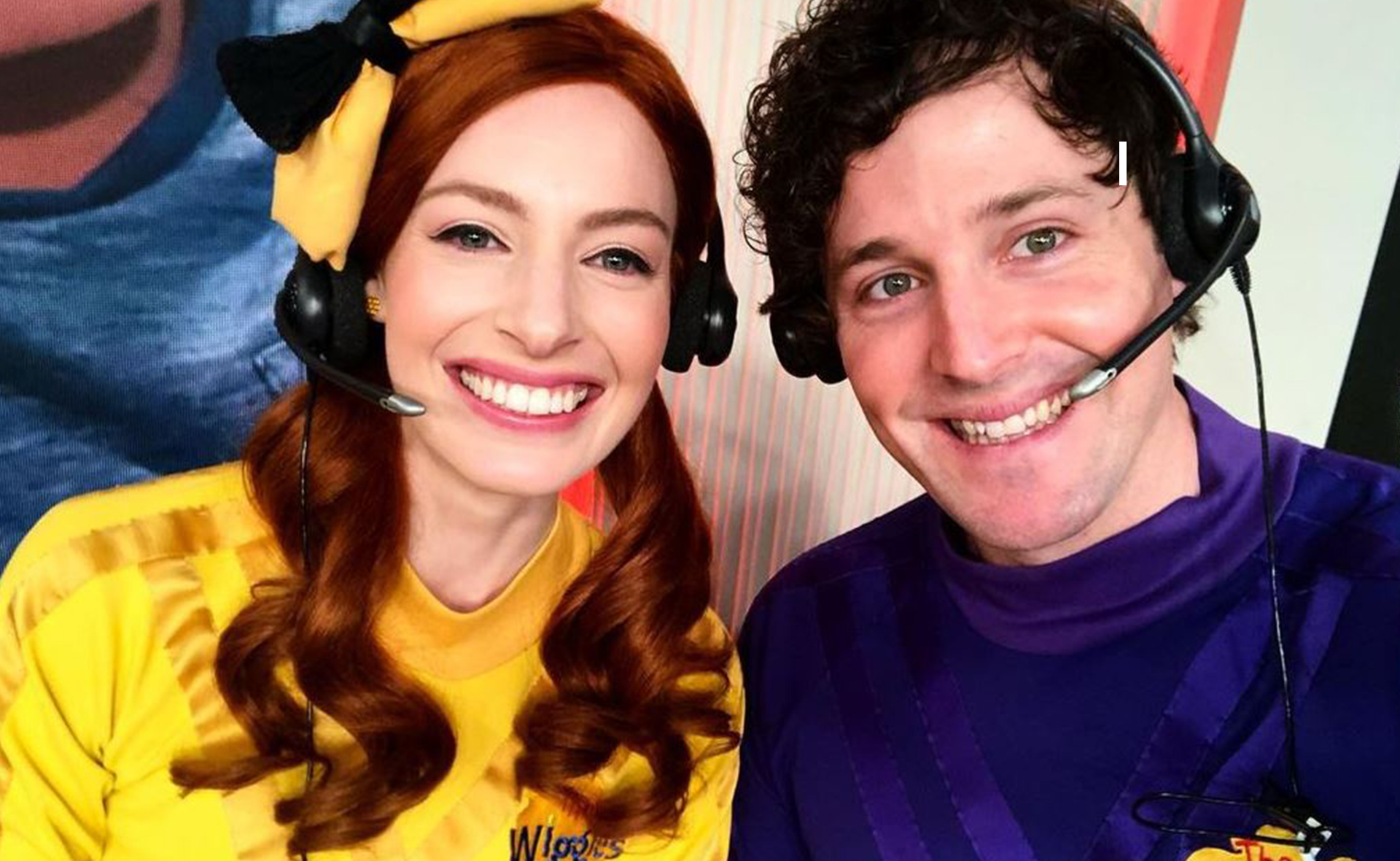 Wiggles' Lachy Gillespie and Emma Watkins 