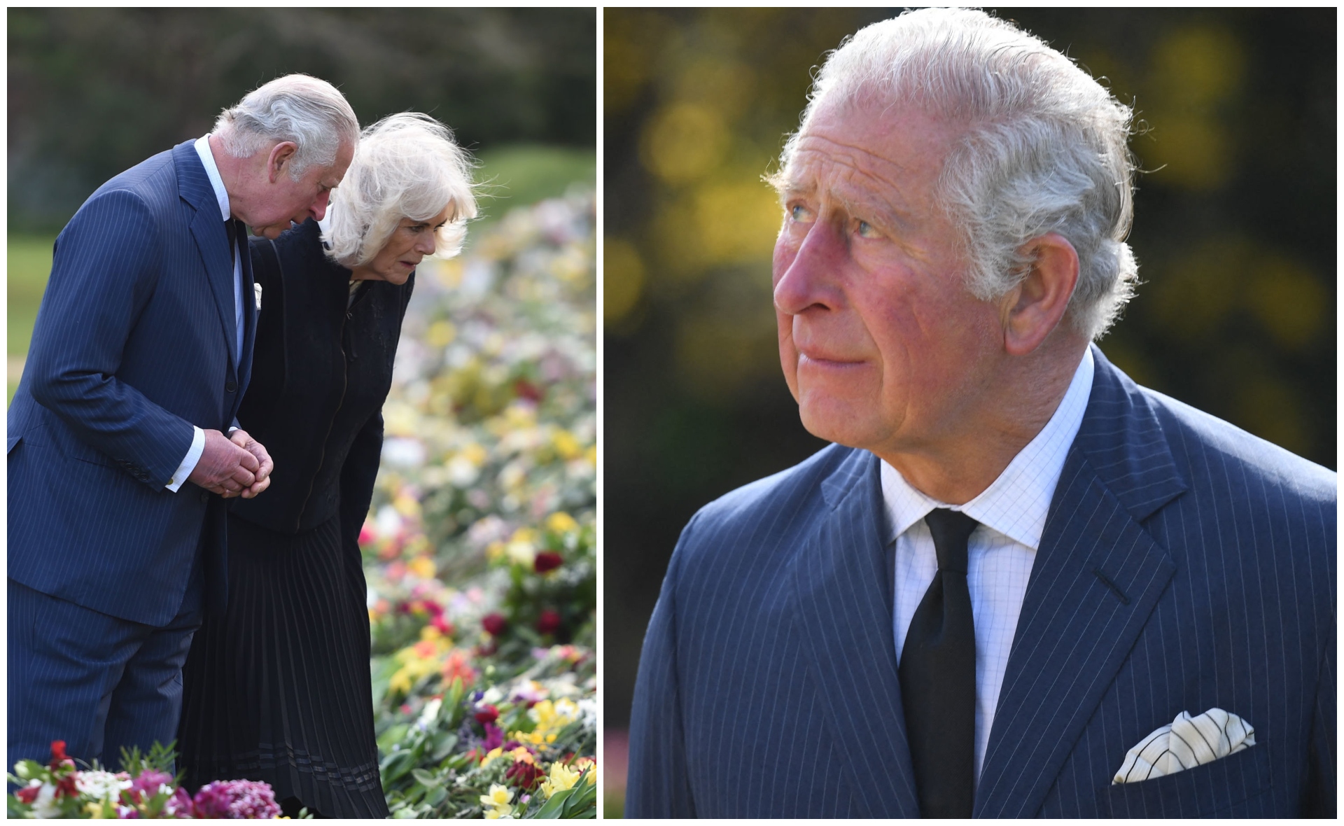 Moving, emotional scenes as Prince Charles steps out in public for the first time since his father’s death