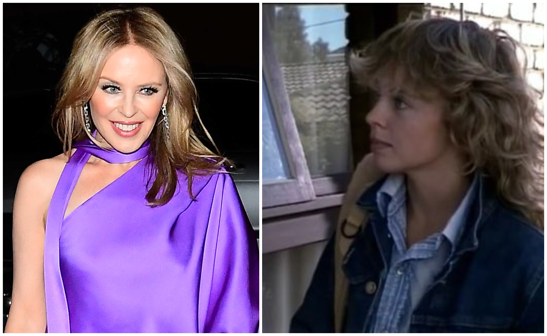 Kylie Minogue celebrates a whopping 35 years since her first Neighbours episode with a brilliant flashback