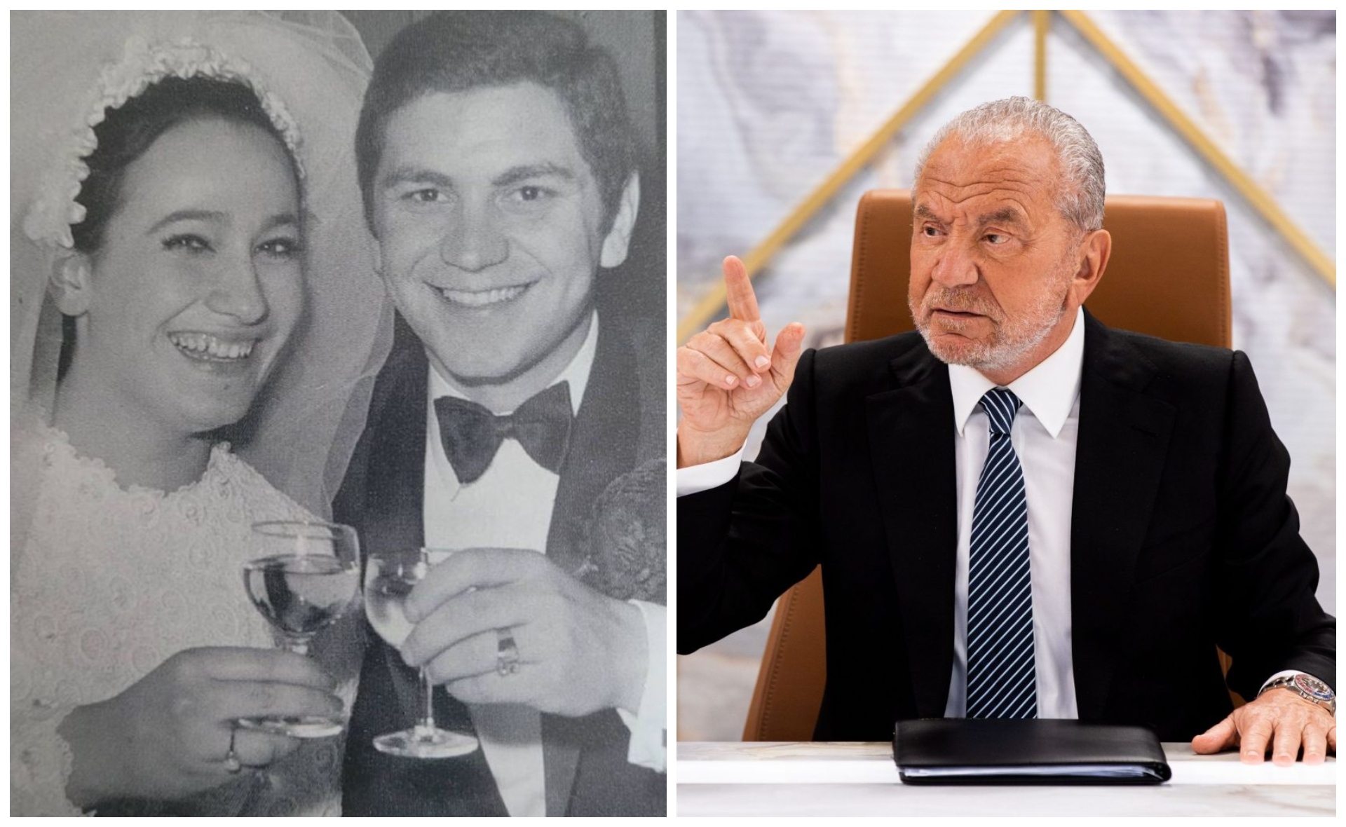 Lord Alan Sugar may have a tough-as-nails exterior on Celebrity Apprentice, but his relationship with his wife is as sweet as his name