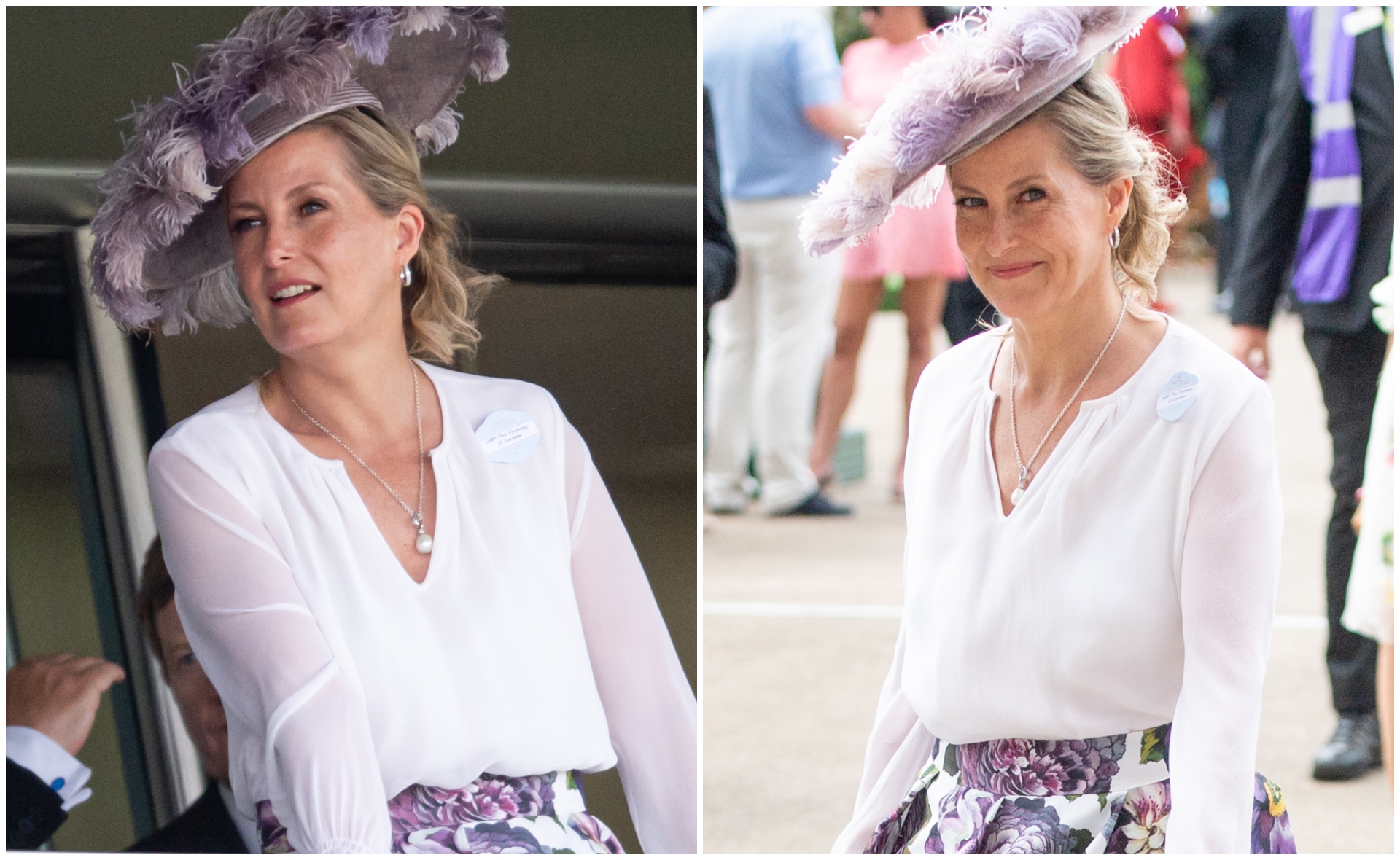 Sophie of Wessex makes a striking purple statement at Royal Ascot as her heartbreaking interview about Prince Philip goes to air