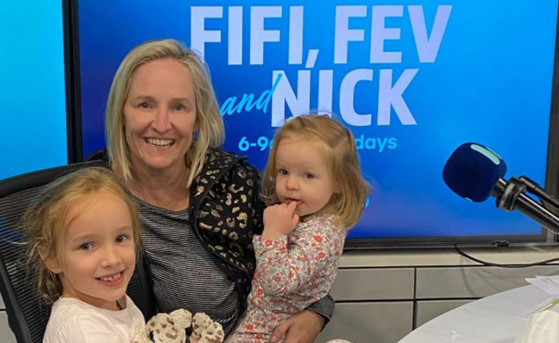 She is still young, but Fifi Box’s daughter Trixie Belle may have already found her calling – as she looks to Brendan Fevola for inspiration