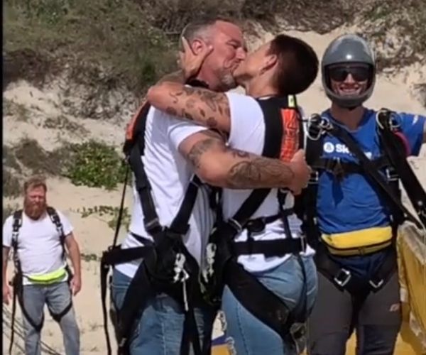 REAL LIFE: Meet the couple who jumped out of a plane on their wedding day