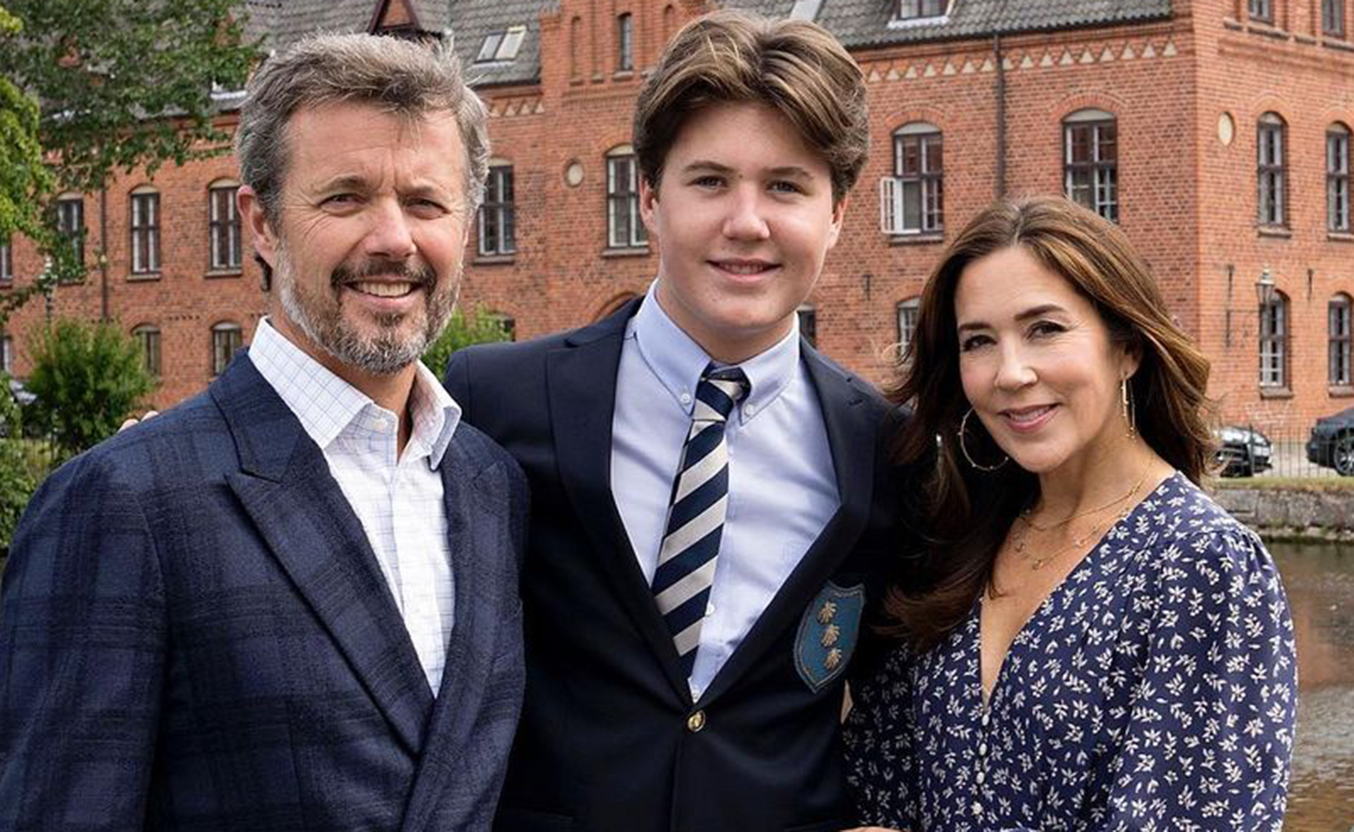 Princess Mary and Prince Frederik beam as their son Prince Christian heads off to boarding school in new portraits