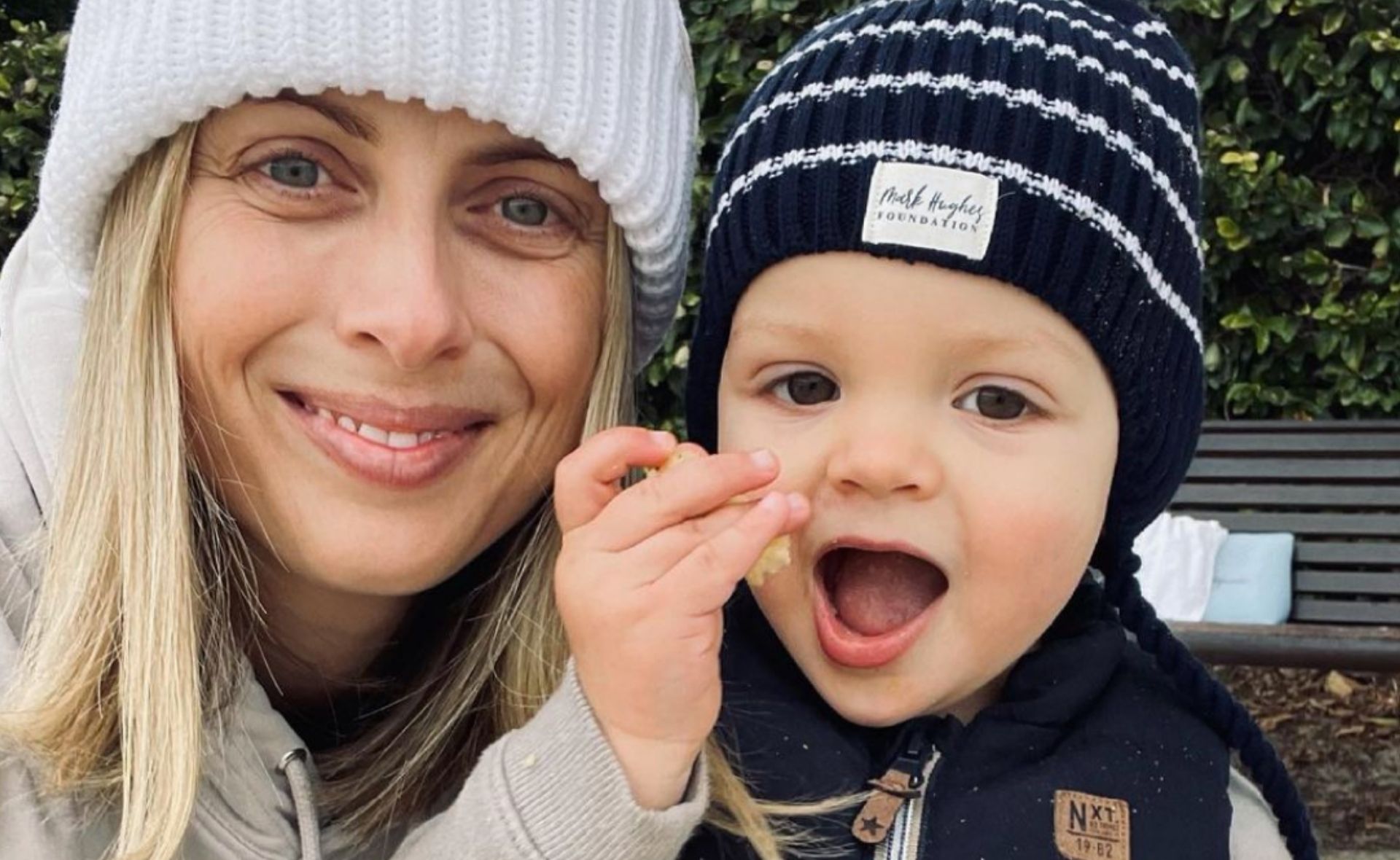Sylvia Jeffreys causes a frenzy among her famous friends after sharing a picture of baby Henry, and he’s Peter Stefanovic’s mini me