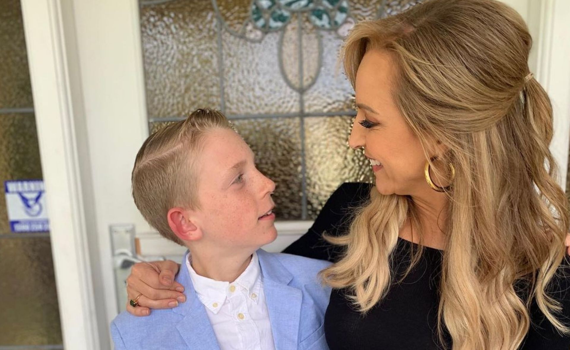 Carrie Bickmore rings in her son Ollie’s significant lockdown milestone with a heartfelt message and lots of cake