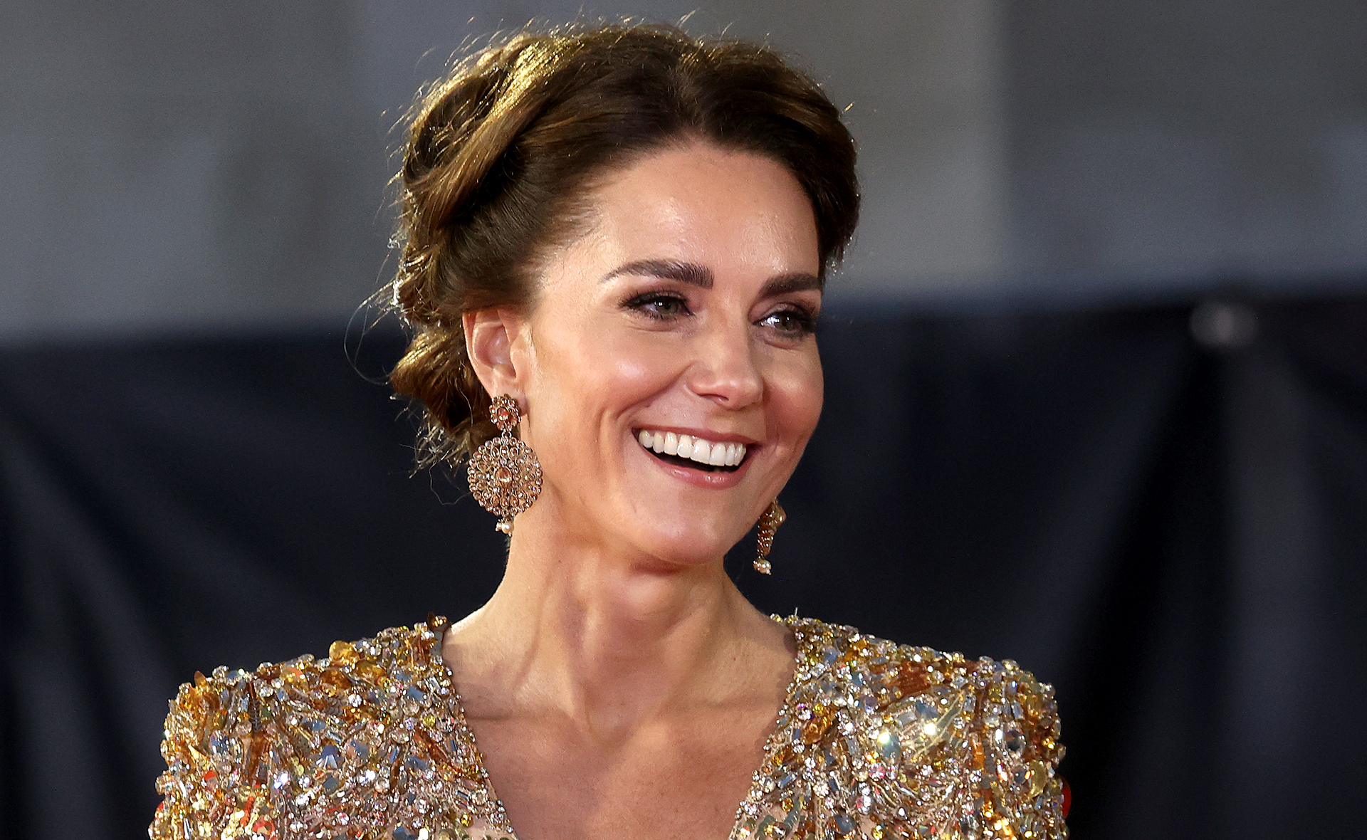 Duchess Catherine steals the show at the James Bond world premiere in the glittering gown of our dreams