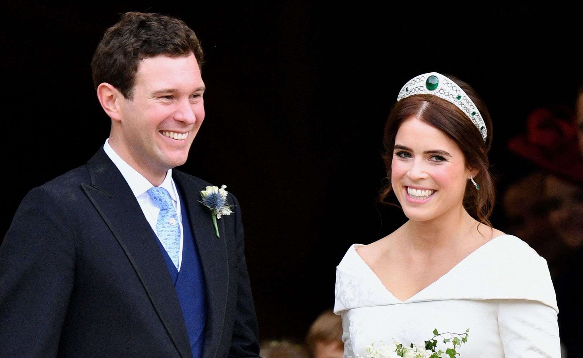 Princess Eugenie marks her and husband Jack Brooksbank’s third wedding anniversary with an unseen photo that has taken our breath away