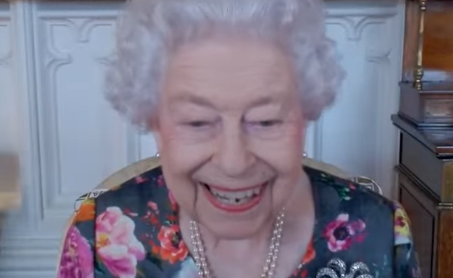 The Queen is all smiles in a reassuring new video after her latest health scare