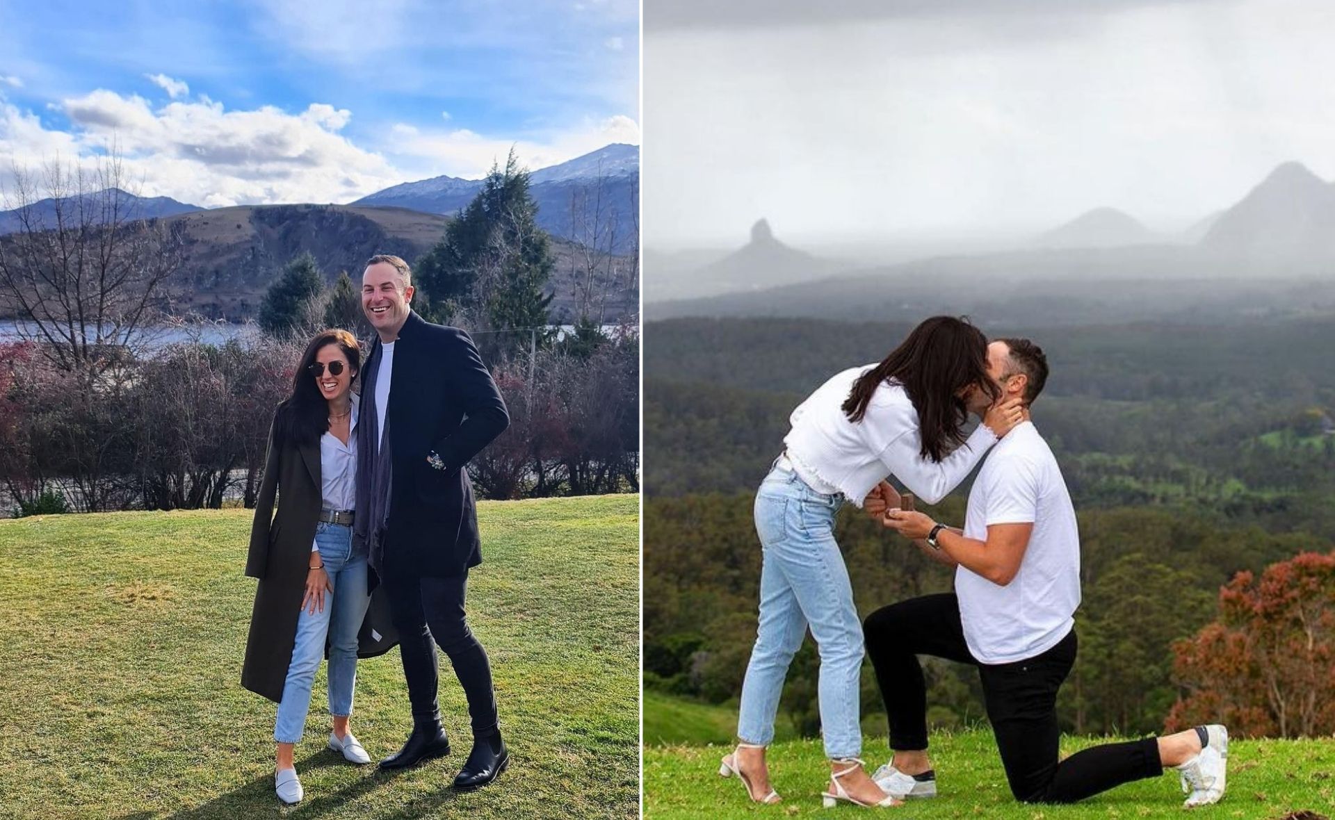 Sam Frost’s Bachelorette ex Sasha Mielczarek has announced he’s engaged to his girlfriend Carly Cottam