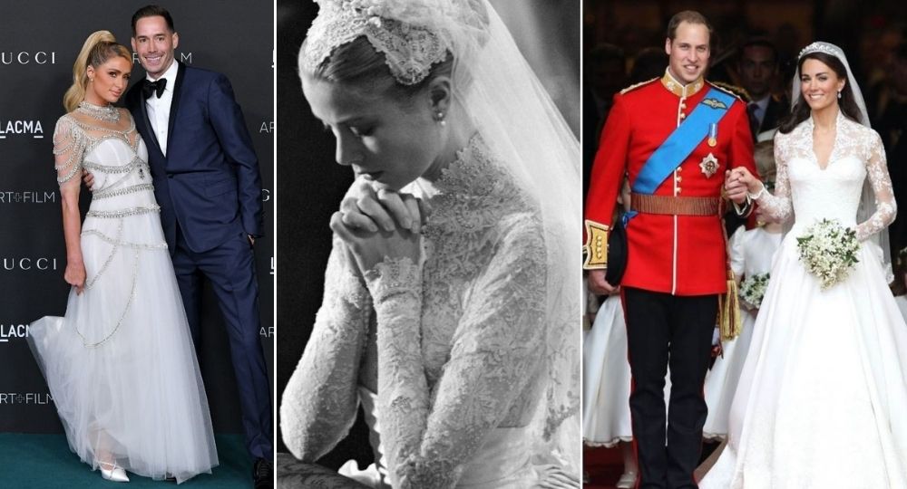 Every breathtaking time celebrities have channelled Grace Kelly’s iconic wedding look for their own nuptials
