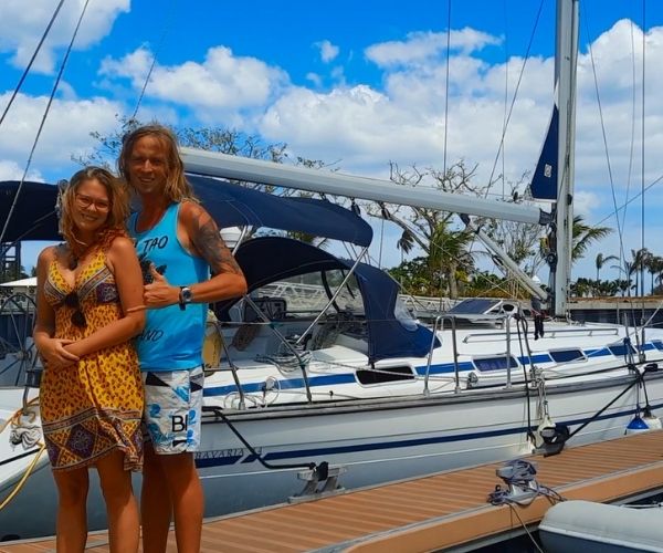 REAL LIFE: Meet the travelling couple who hitchhiked back home to Australia … via sailboat!
