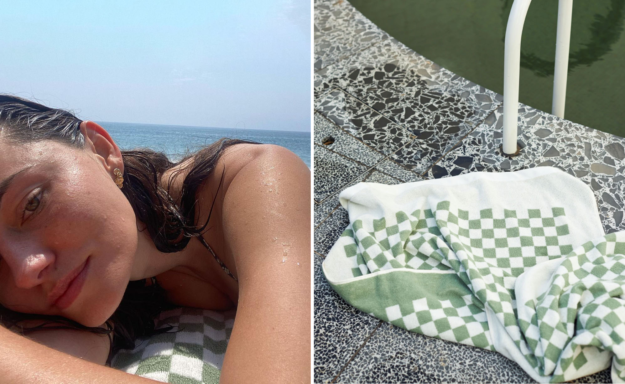 Enjoy summer in style with these beach towels, including Aussie actress Phoebe Tonkin’s chic favourite