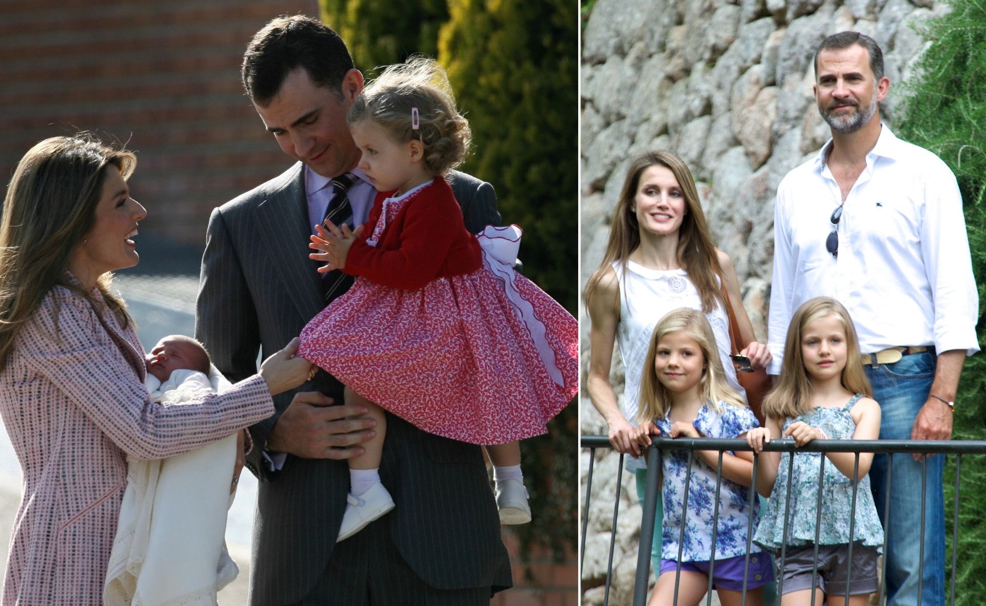 They take duty seriously, but Queen Letizia and Felipe VI of Spain cherish their two daughters above all