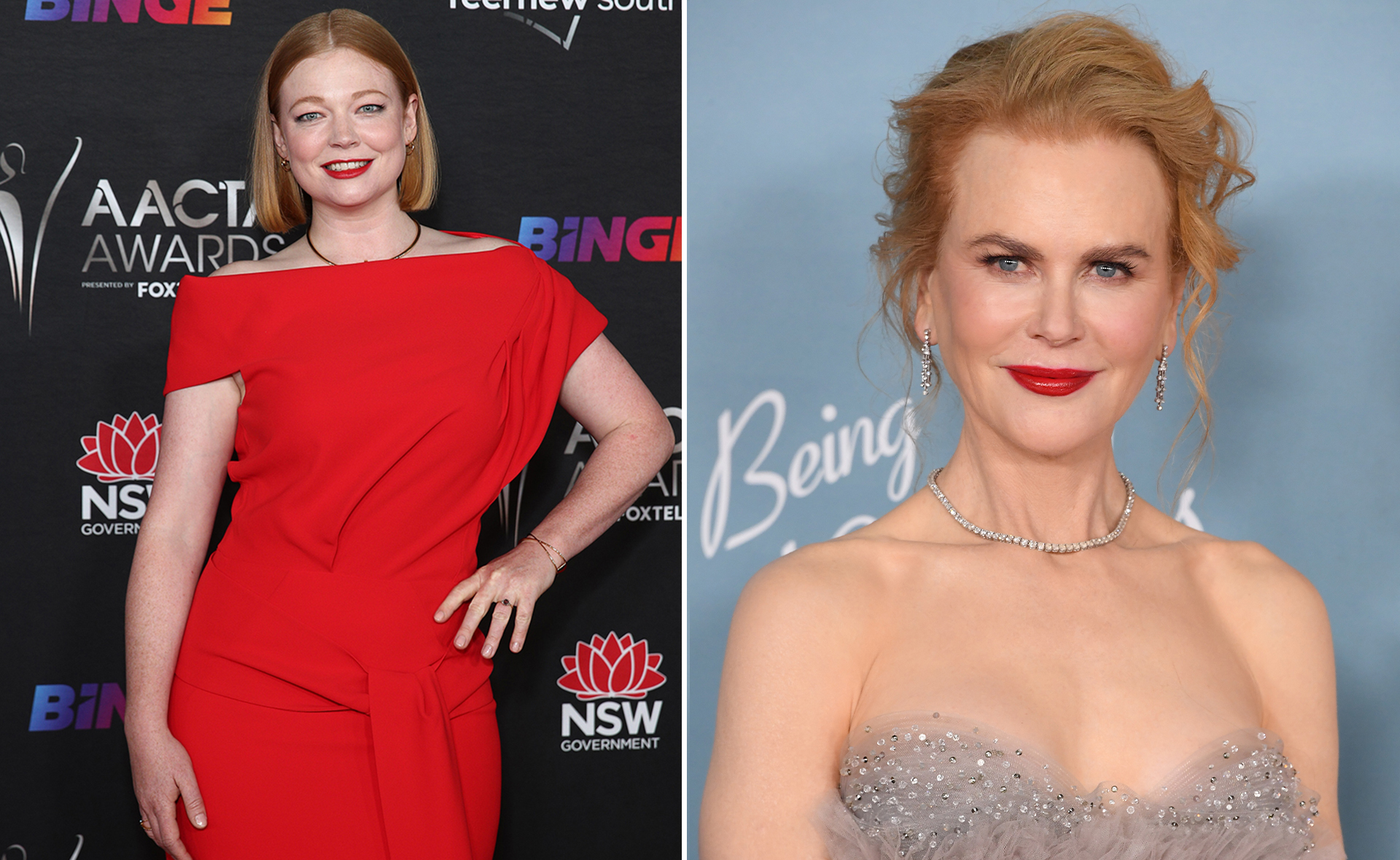 Nicole Kidman and Sarah Snook are among the Aussie stars to receive Golden Globe nominations