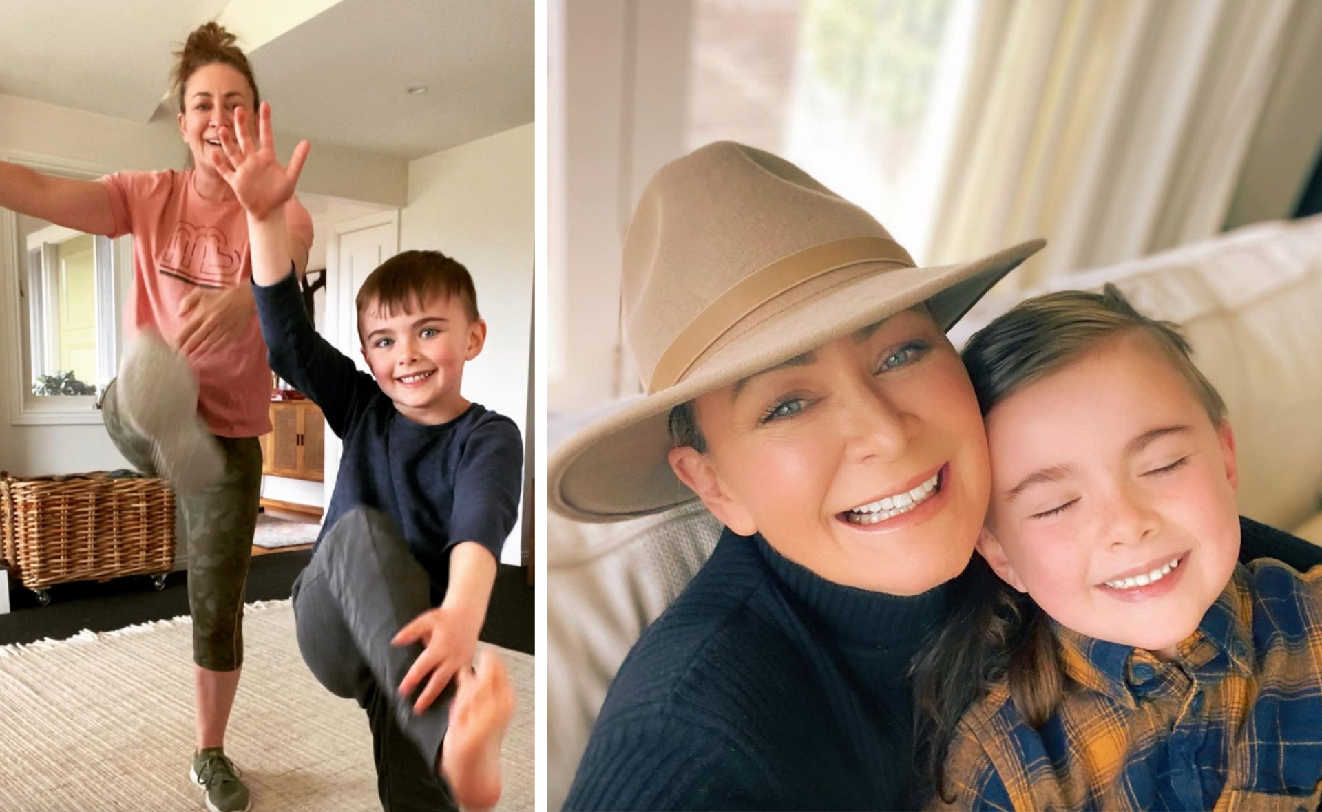 All the times Michelle Bridges’ son Axel was her total mini-me