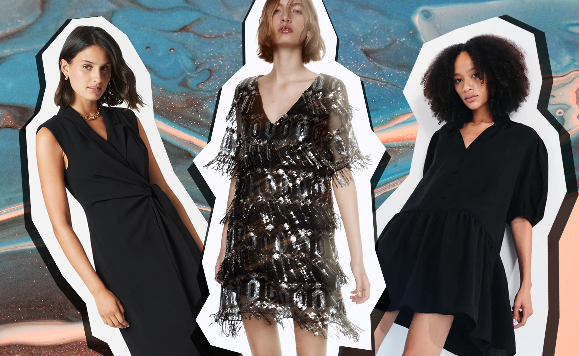 These perfect New Year’s Eve frocks prove the little black dress will never go out of style!